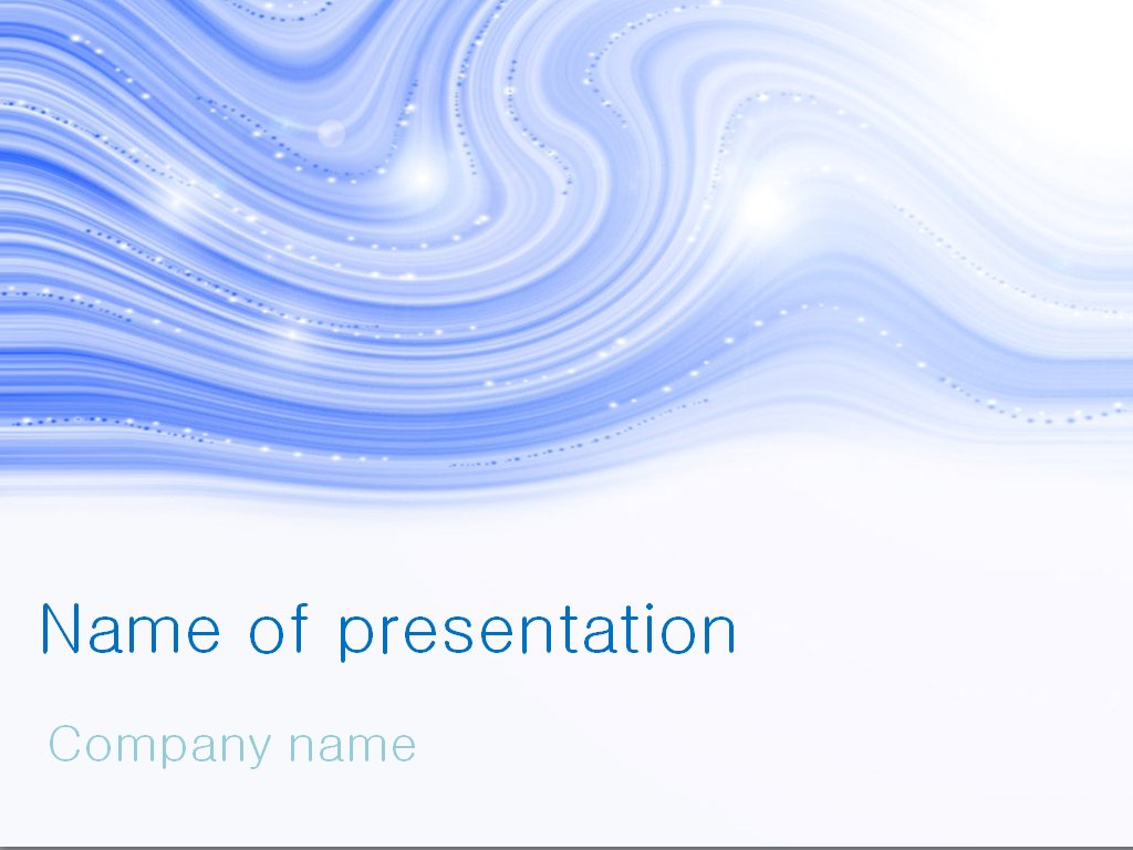 Download free Blue Winter powerpoint template for presentation My