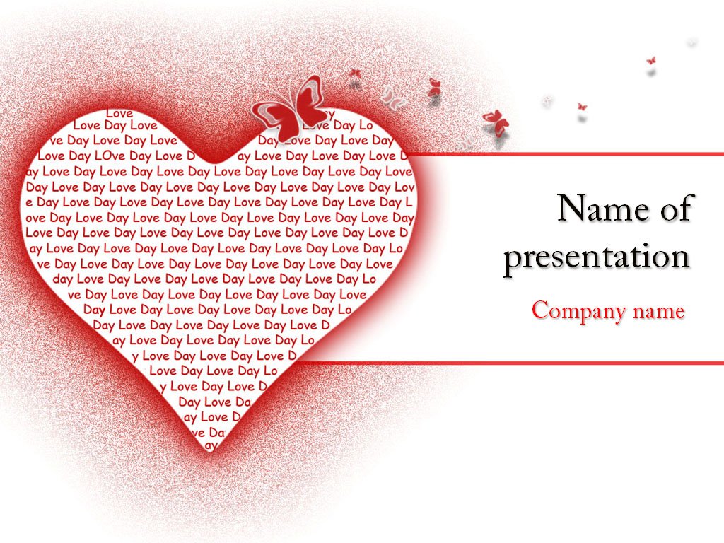 love powerpoint presentation background
