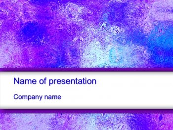 Violet Glass powerpoint template