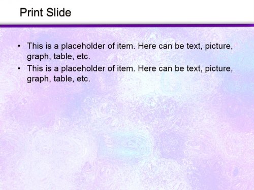Violet Glass powerpoint template