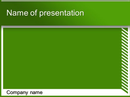 White Stripes powerpoint template