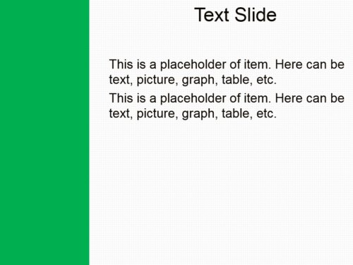 Green Bar PowerPoint template