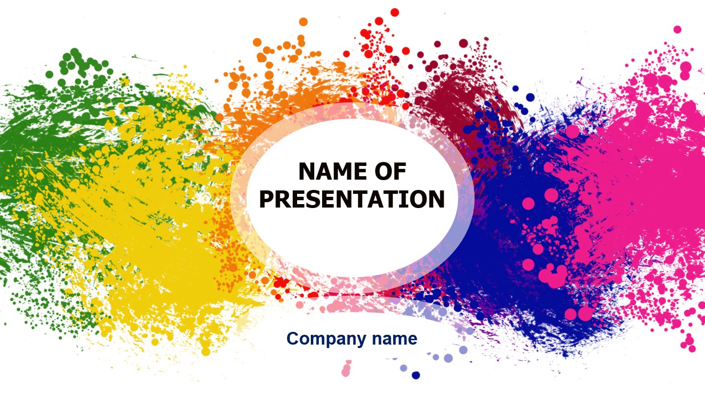 slides presentation colors