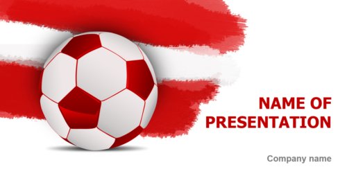 Austrian Soccer Players PowerPoint theme