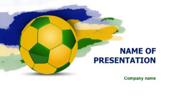 Brazilian Soccer Players PowerPoint theme