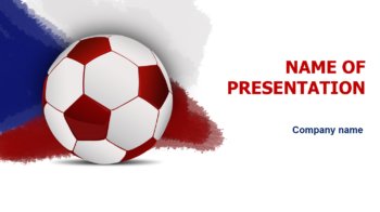 Czech Republic Soccer Players PowerPoint theme