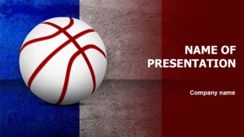 France Basketball Players PowerPoint theme
