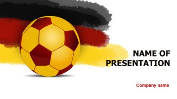 Germany Soccer Players PowerPoint theme