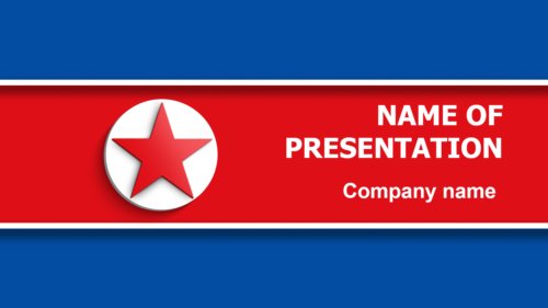 North Korea PowerPoint theme