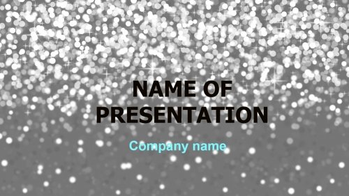 Snowing PowerPoint theme